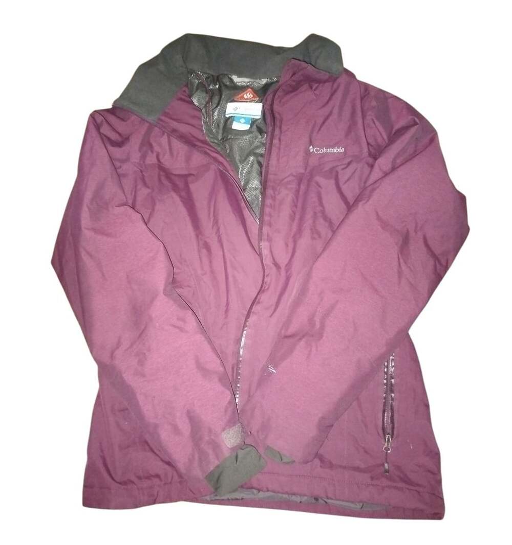 Columbia Sportswear Women's Purple Omni-Heat Ski Snowboard Winter Jacket Size L